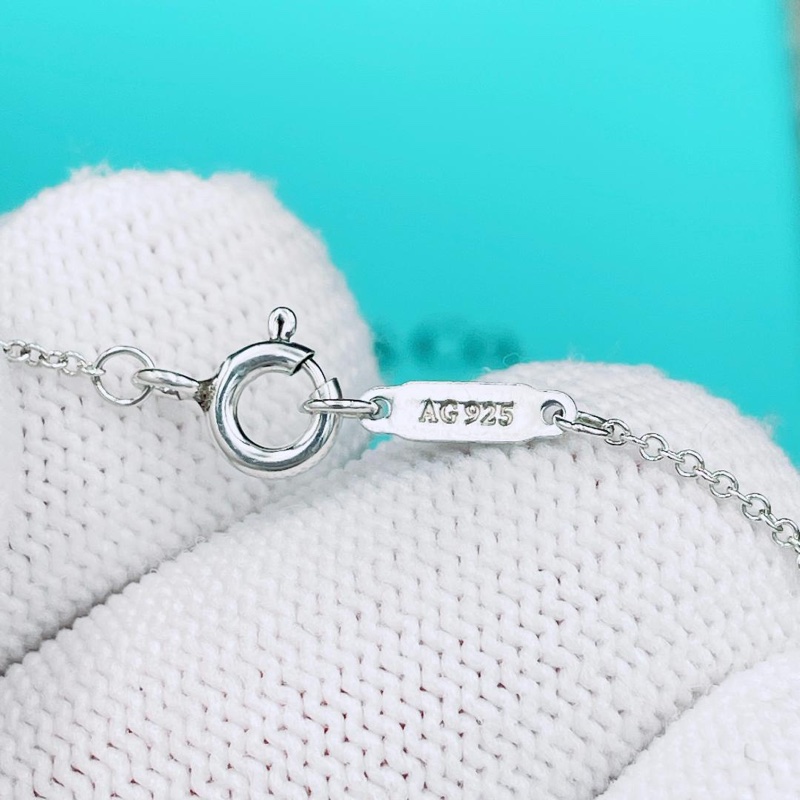 🌷Tiffany&Co. 雙愛心項鍊 |經典花紋✦fufu style 精品✦ 氣質款|-6