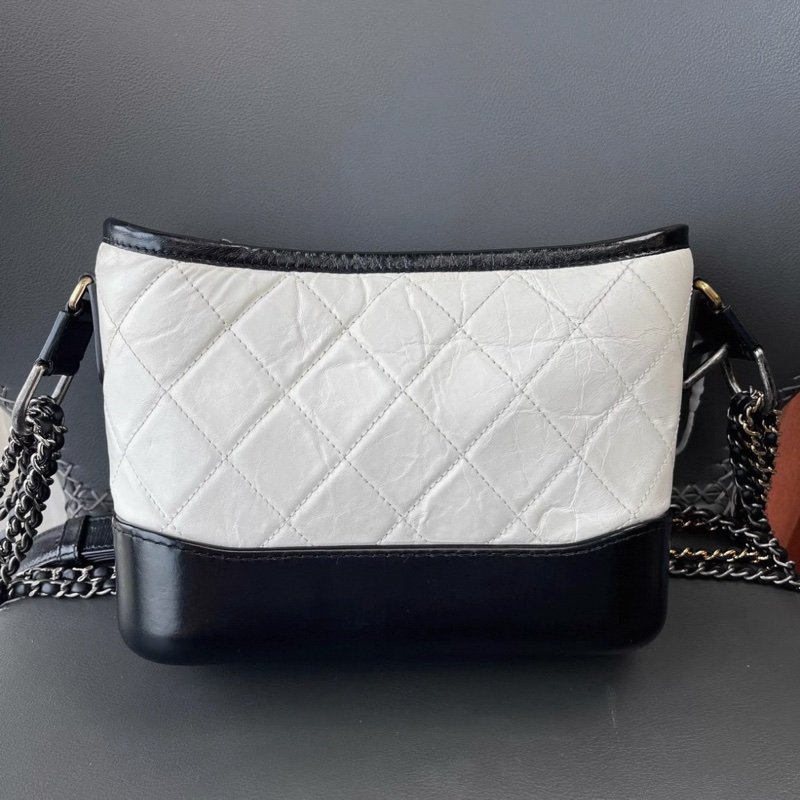 Chanel black and white Gabrielle bag-1