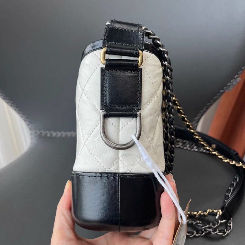 Chanel black and white Gabrielle bag-2