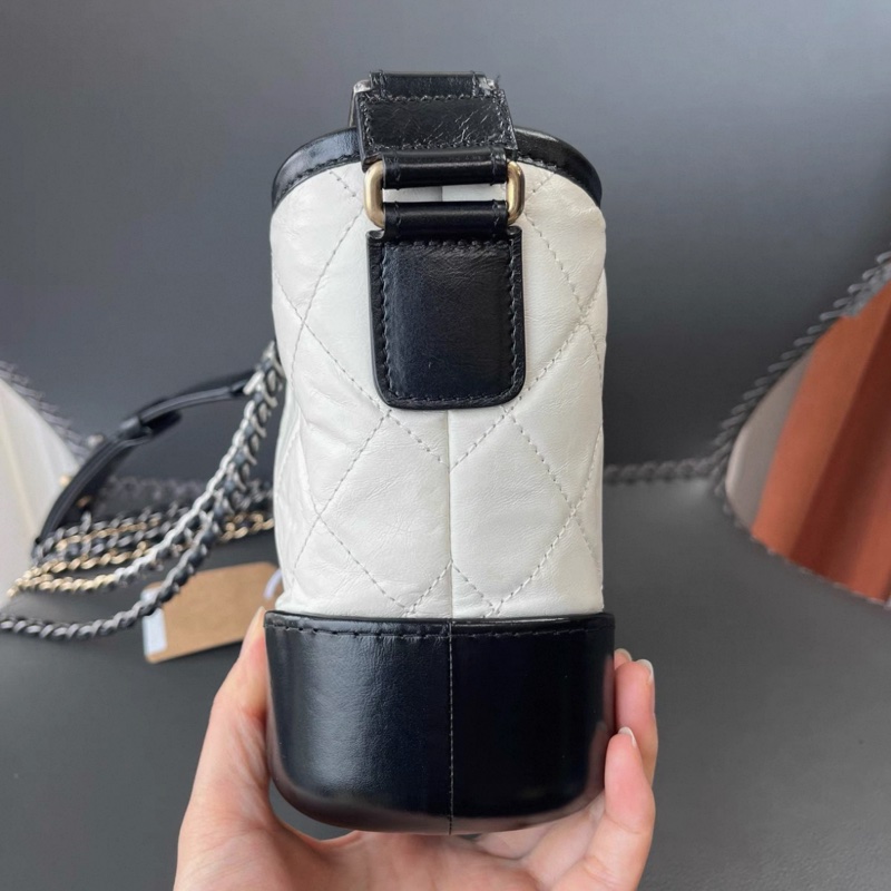 Chanel black and white Gabrielle bag-3
