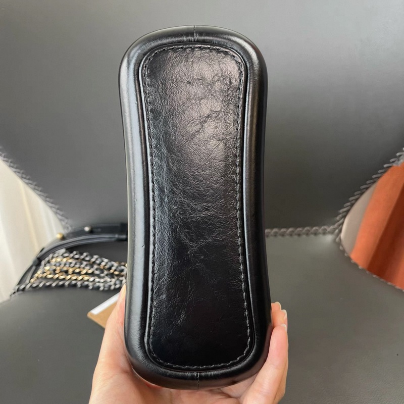 Chanel black and white Gabrielle bag-4