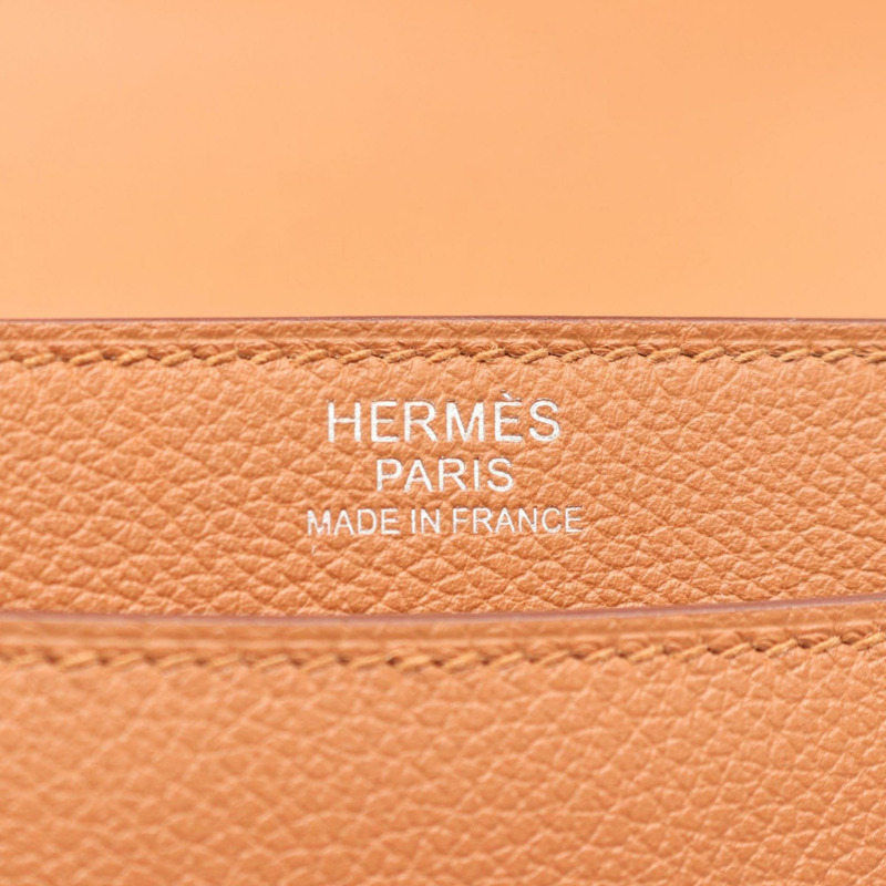 愛馬仕 Hermès Sac 2002 單肩包,皮革 Evercolor 系列,女士款,棕色,H075133CC37-3
