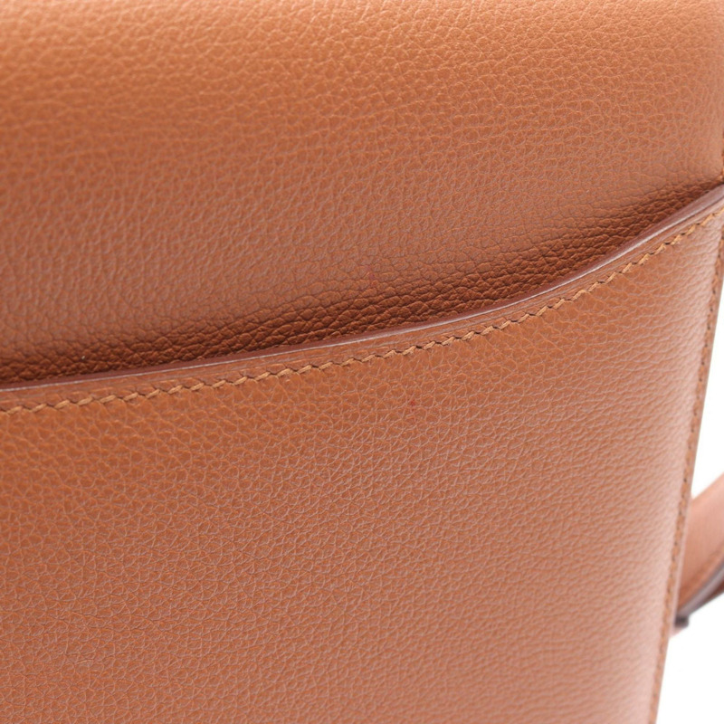 愛馬仕 Hermès Sac 2002 單肩包,皮革 Evercolor 系列,女士款,棕色,H075133CC37-9