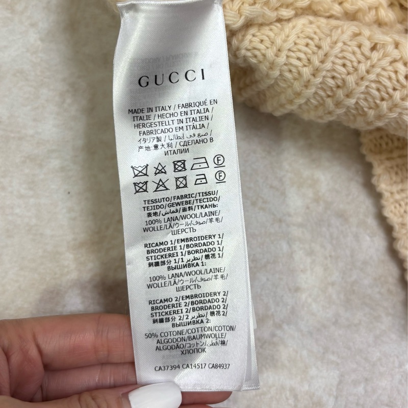 GucciXDisney 聯名 米白針織上衣 米老鼠-6