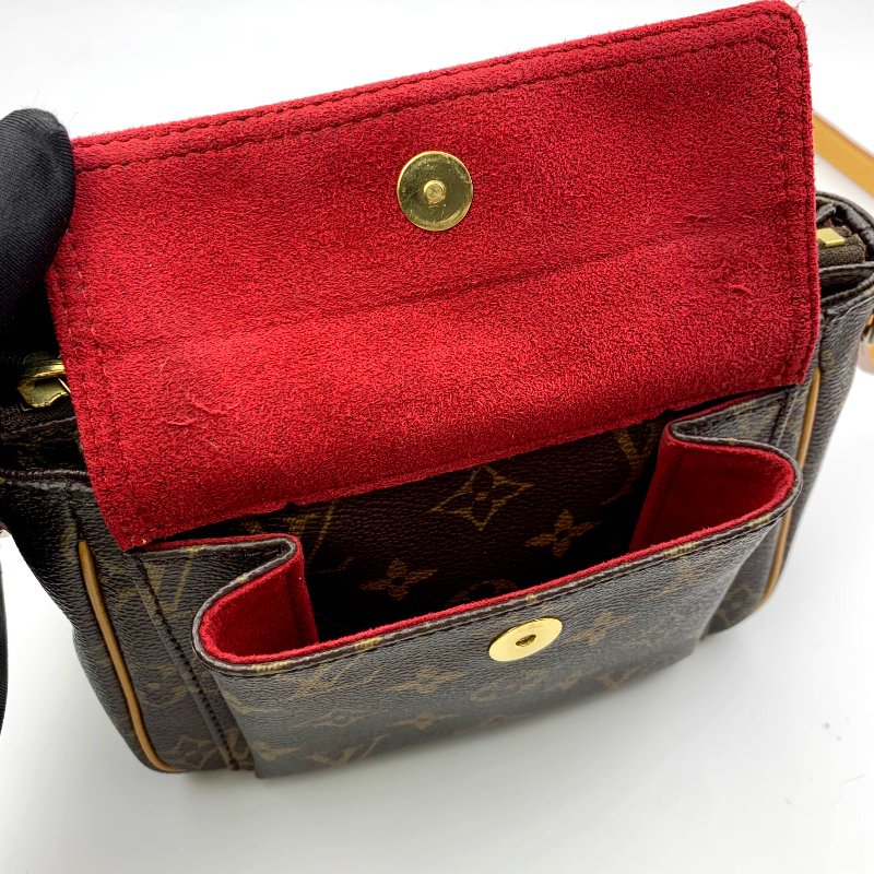 Louis Vuitton 老花可愛小豆腐包，LV，路易威登，經典包，小廢包，麻將包，側背包，二手真品，正品，現貨，免運-10