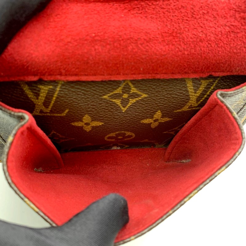 Louis Vuitton 老花可愛小豆腐包，LV，路易威登，經典包，小廢包，麻將包，側背包，二手真品，正品，現貨，免運-11