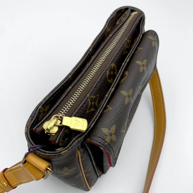 Louis Vuitton 老花可愛小豆腐包，LV，路易威登，經典包，小廢包，麻將包，側背包，二手真品，正品，現貨，免運-13