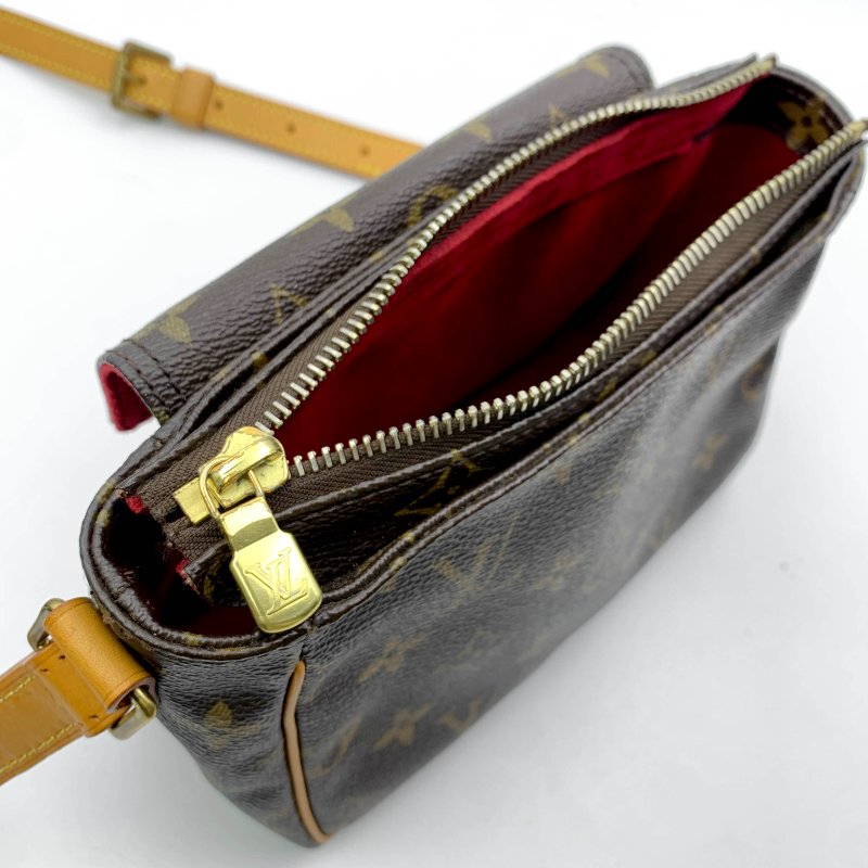 Louis Vuitton 老花可愛小豆腐包，LV，路易威登，經典包，小廢包，麻將包，側背包，二手真品，正品，現貨，免運-14