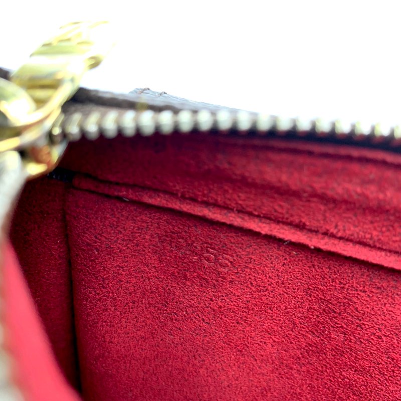 Louis Vuitton 老花可愛小豆腐包，LV，路易威登，經典包，小廢包，麻將包，側背包，二手真品，正品，現貨，免運-16