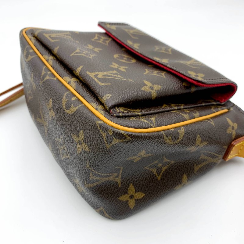 Louis Vuitton 老花可愛小豆腐包，LV，路易威登，經典包，小廢包，麻將包，側背包，二手真品，正品，現貨，免運-21