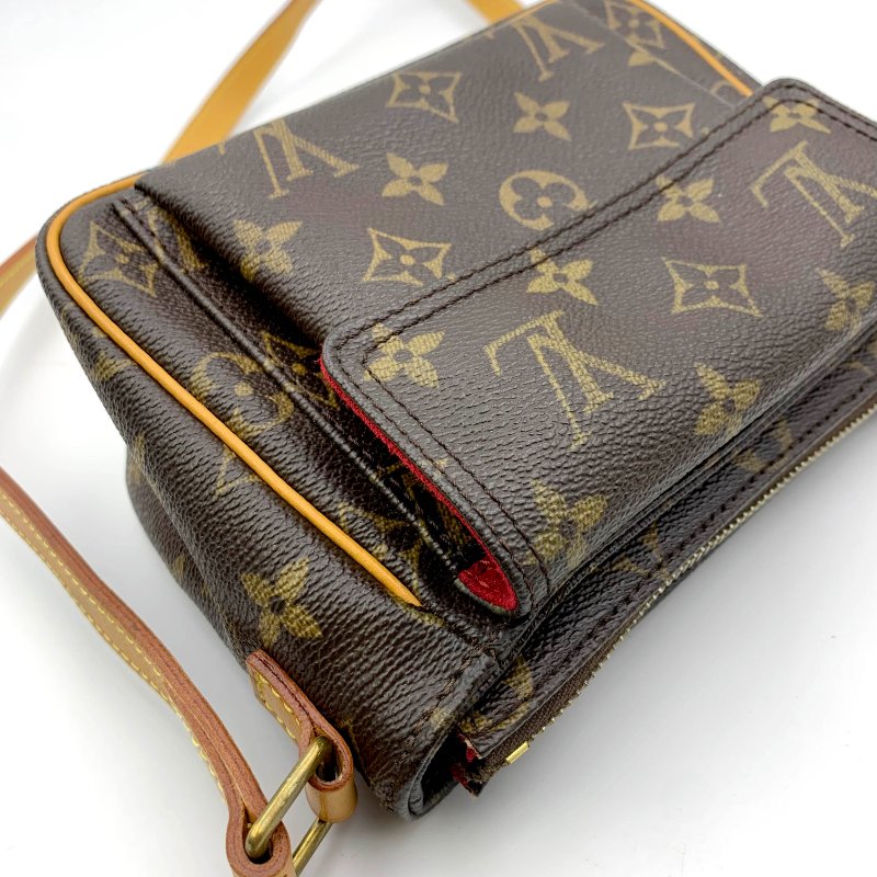 Louis Vuitton 老花可愛小豆腐包，LV，路易威登，經典包，小廢包，麻將包，側背包，二手真品，正品，現貨，免運-22