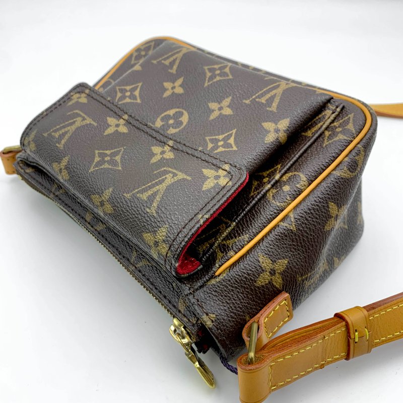 Louis Vuitton 老花可愛小豆腐包，LV，路易威登，經典包，小廢包，麻將包，側背包，二手真品，正品，現貨，免運-23