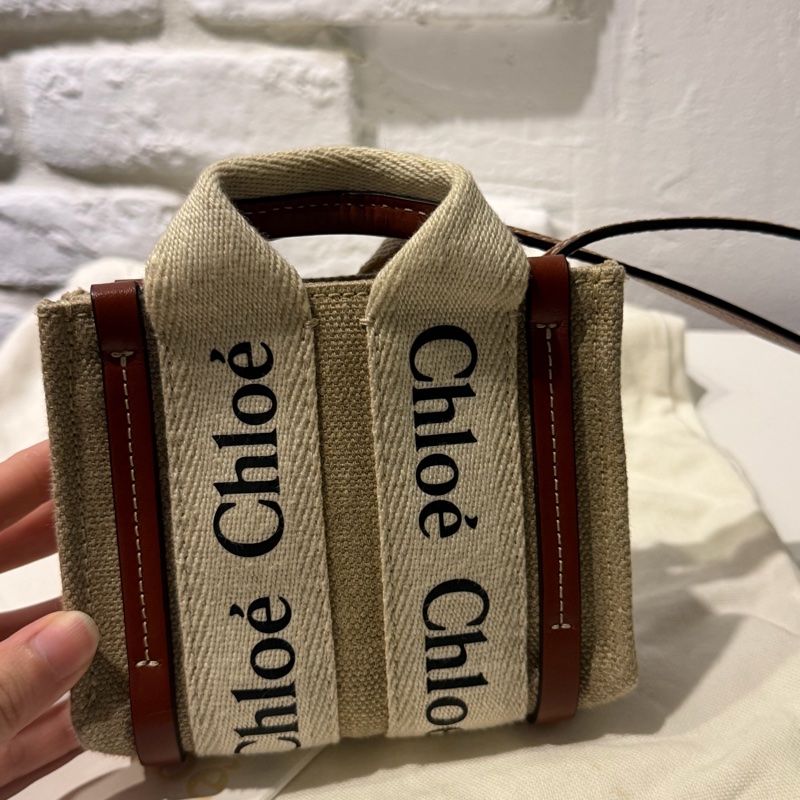 Chloe’ Woody 迷你手提兩用包-1