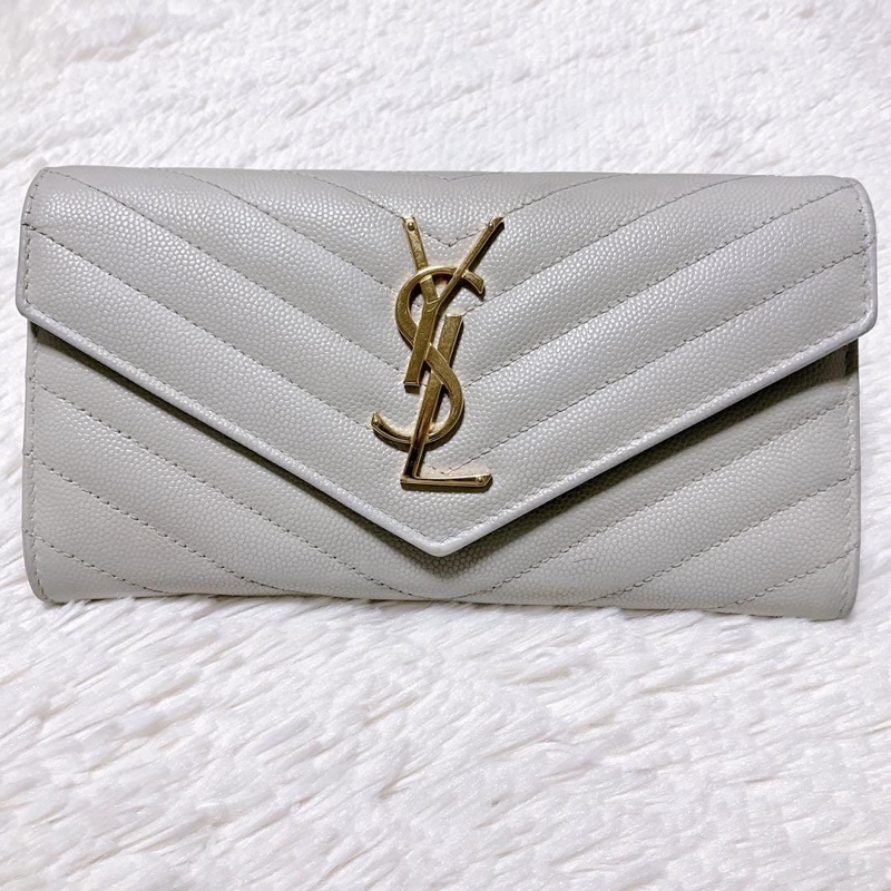 🌷YSL長夾 |經典花紋✦fufu style 精品✦ 氣質款|-2