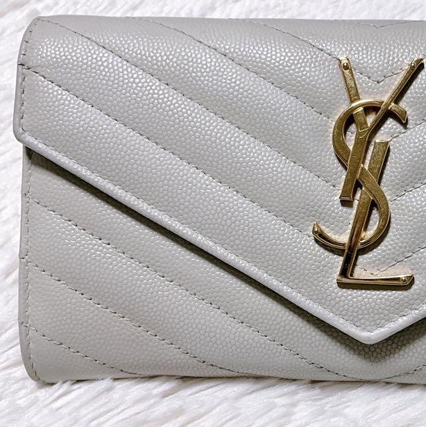 🌷YSL長夾 |經典花紋✦fufu style 精品✦ 氣質款|-5