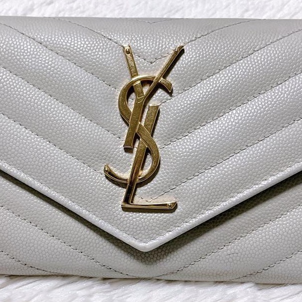 🌷YSL長夾 |經典花紋✦fufu style 精品✦ 氣質款|-6