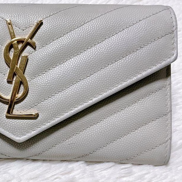 🌷YSL長夾 |經典花紋✦fufu style 精品✦ 氣質款|-7