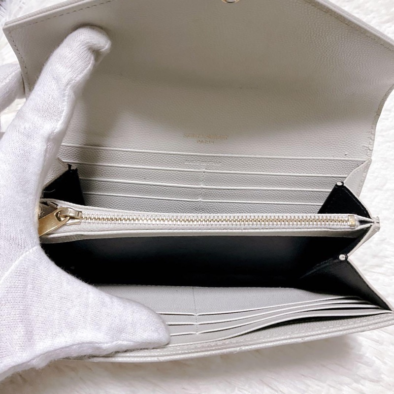 🌷YSL長夾 |經典花紋✦fufu style 精品✦ 氣質款|-4