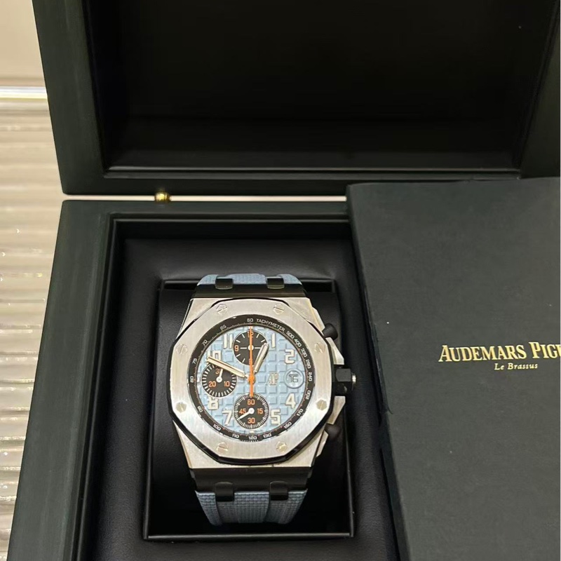 🔥新至：22年全套 愛彼 / Audemars Piguet 系列:皇家橡樹離岸型系列 型號:26238ST 材質:精鋼 鏡面:藍寶石玻璃 錶蓋:透底 表徑:42mm 公價:315000-0