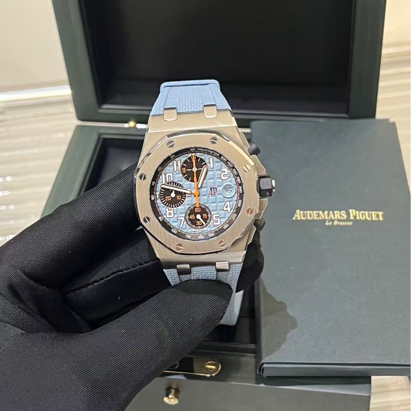 🔥新至：22年全套 愛彼 / Audemars Piguet 系列:皇家橡樹離岸型系列 型號:26238ST 材質:精鋼 鏡面:藍寶石玻璃 錶蓋:透底 表徑:42mm 公價:315000-4