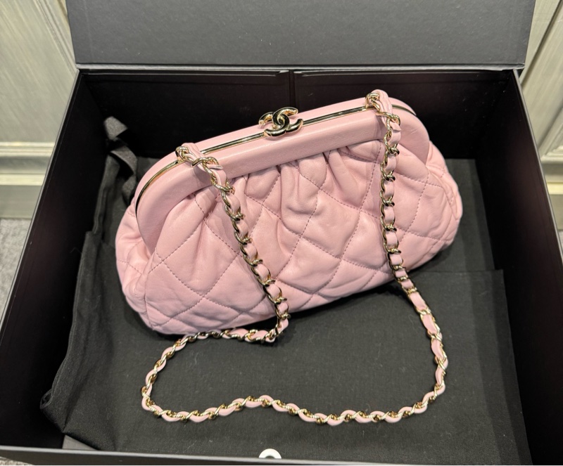 全新閒置 Chanel 24A高級手工坊系晚宴包-0