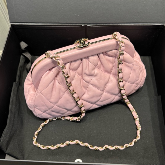 全新閒置 Chanel 24A高級手工坊系晚宴包-7