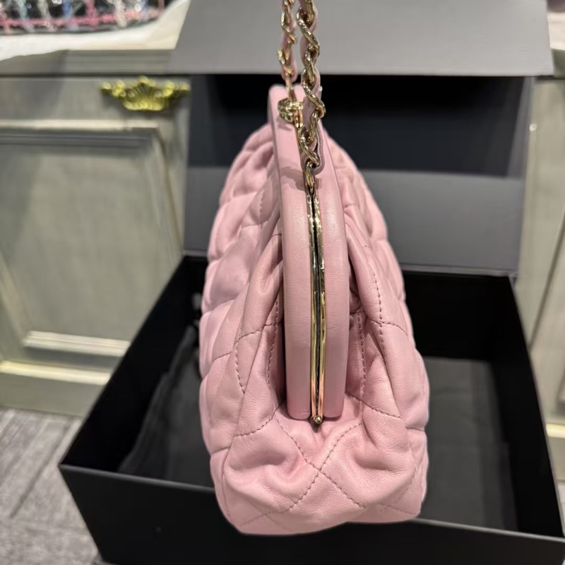 全新閒置 Chanel 24A高級手工坊系晚宴包-12