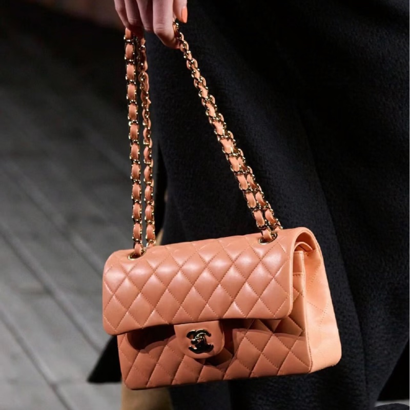 Chanel CF23全新奶茶色-許路兒同款-焦糖楓糖🍁🍁-6