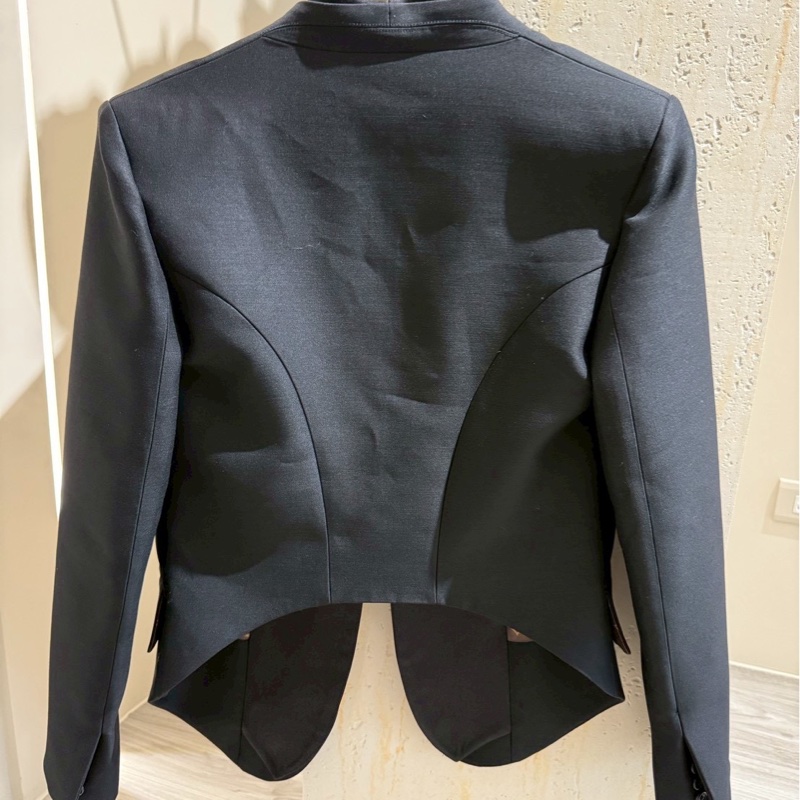 LV V領老花內裡黑色西裝外套 36碼-3