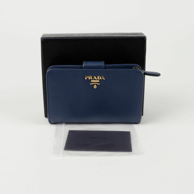 PRADA 1ML225 金屬Logo錢包-0