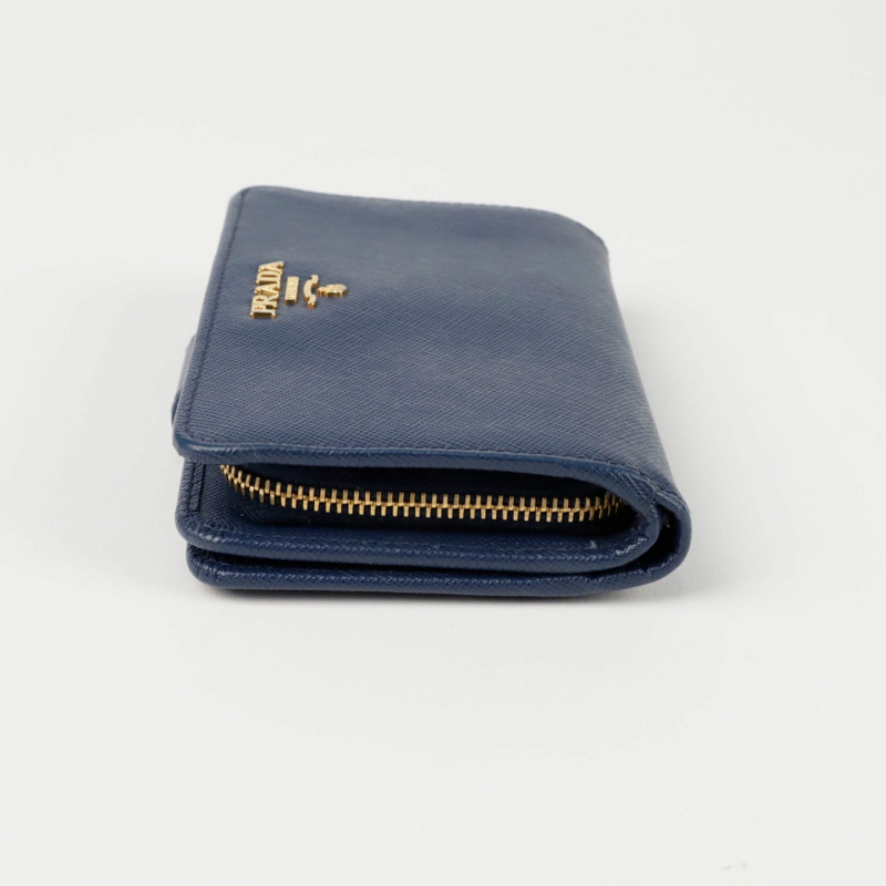 PRADA 1ML225 金屬Logo錢包-4