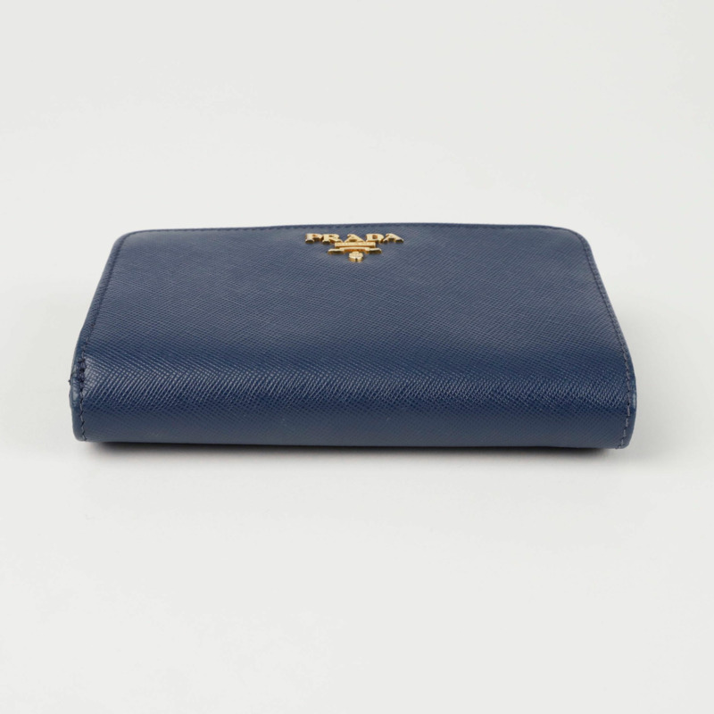 PRADA 1ML225 金屬Logo錢包-5