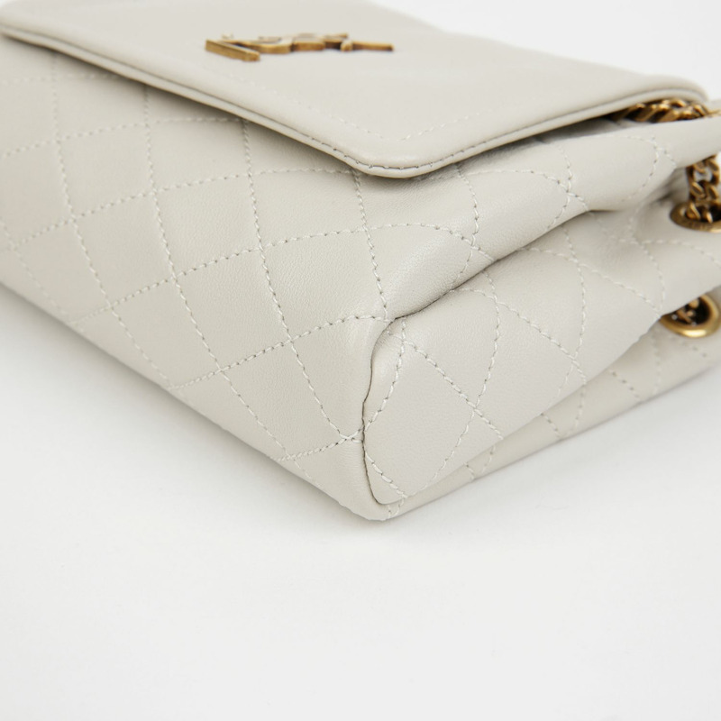 【包稅】SAINT LAURENT 迷你 Norita 皮革鏈條肩帶單肩包 672738-6