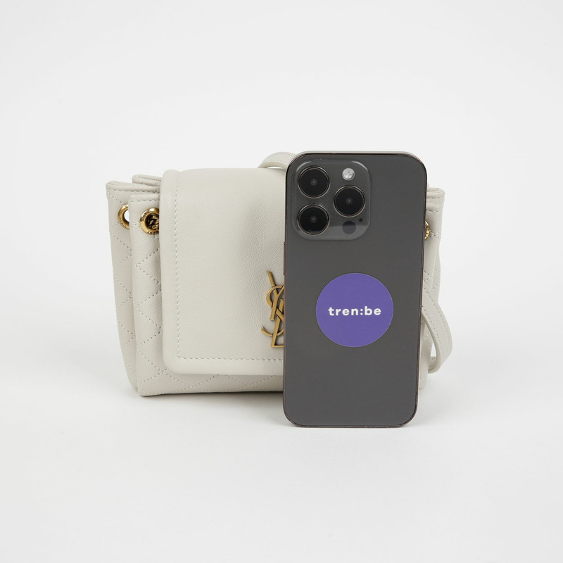 【包稅】SAINT LAURENT 迷你 Norita 皮革鏈條肩帶單肩包 672738-7