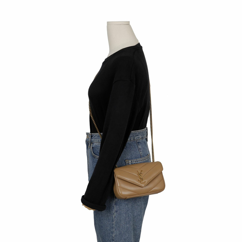 【包稅】SAINT LAURENT 821749 Lululemon Toy 迷你鏈條斜背包-11