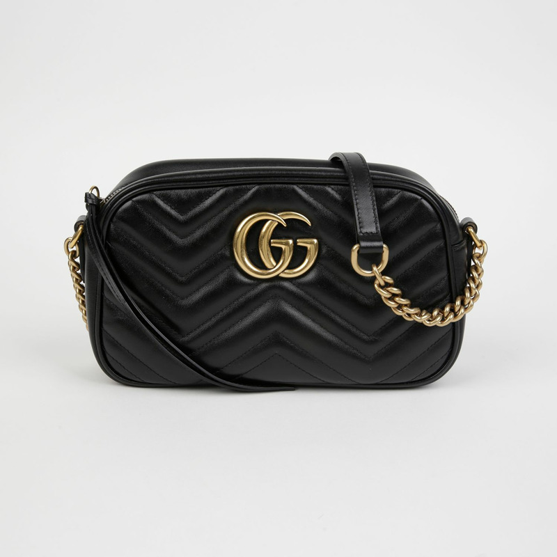 GUCCI GG Marmont 小號肩斜背包 447632-1