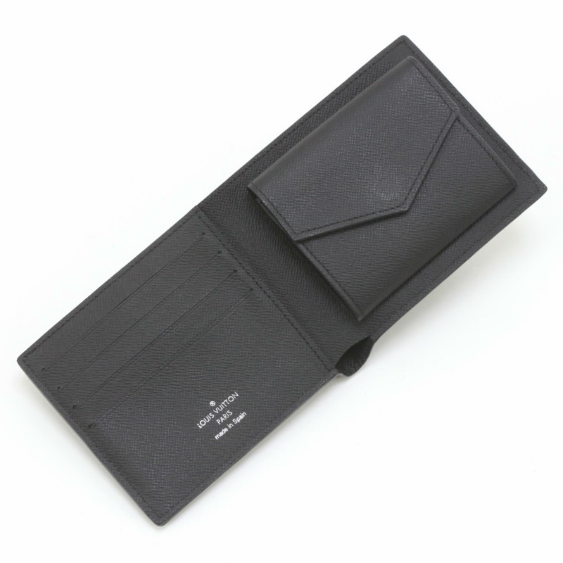 Louis Vuitton 路易威登 M62289 水波紋短夾-黑色-3