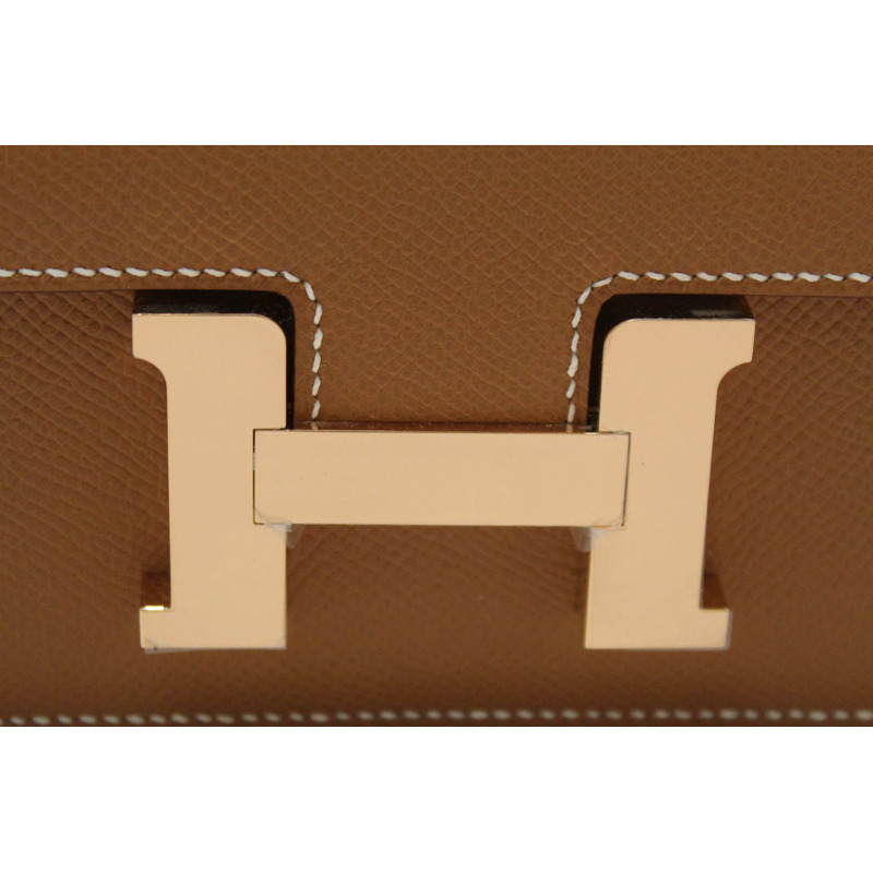 NEW Hermes Gold Epsom Constance Elan Bag Brand-5