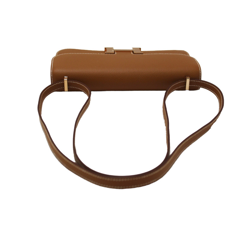 NEW Hermes Gold Epsom Constance Elan Bag Brand-6