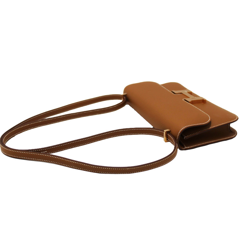 NEW Hermes Gold Epsom Constance Elan Bag Brand-8