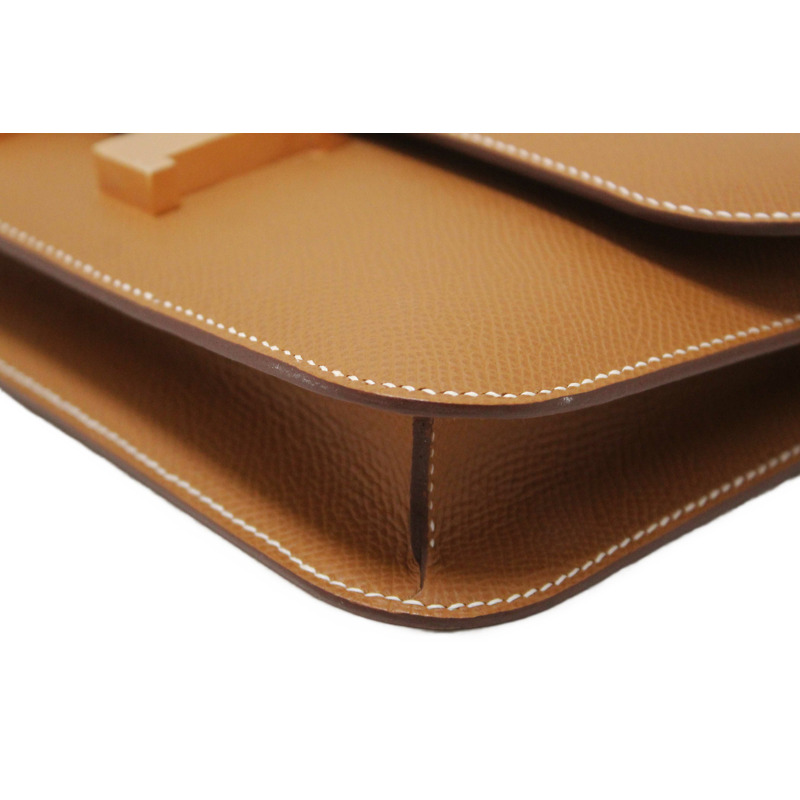 NEW Hermes Gold Epsom Constance Elan Bag Brand-14