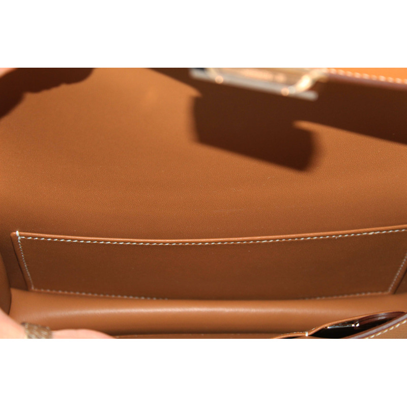 NEW Hermes Gold Epsom Constance Elan Bag Brand-21
