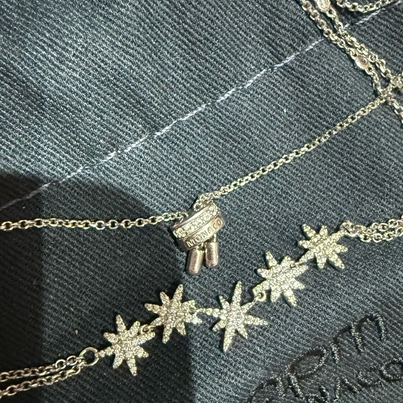 apm流星雙層可調節項鏈-0