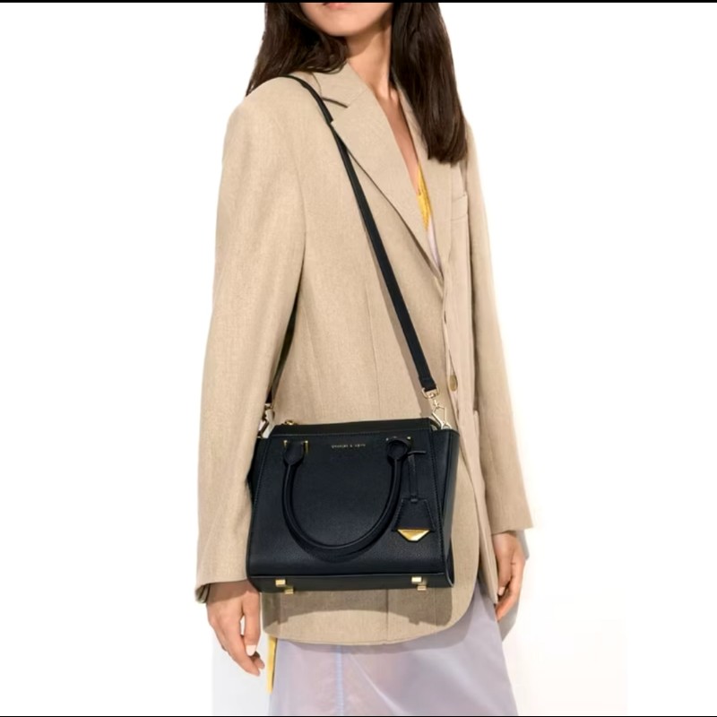 CHARLES & KEITH Harper 經典手提包 肩背包 （二手少用）-1