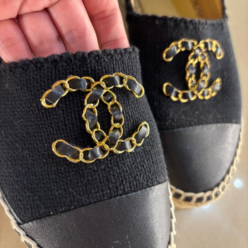 Chanel漁夫鞋36號鉛筆鞋-0