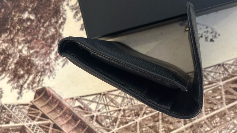 (MYMluxurybag) Chanel 14.5cm中夾 全牛皮 荔枝皮 錢包-8