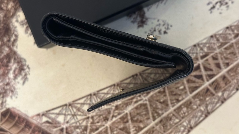 (MYMluxurybag) Chanel 14.5cm中夾 全牛皮 荔枝皮 錢包-9