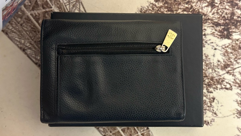 (MYMluxurybag) Chanel 14.5cm中夾 全牛皮 荔枝皮 錢包-10