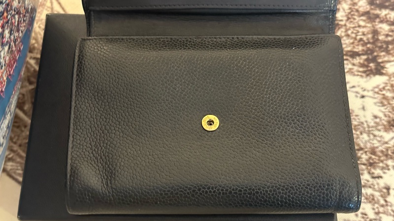 (MYMluxurybag) Chanel 14.5cm中夾 全牛皮 荔枝皮 錢包-14