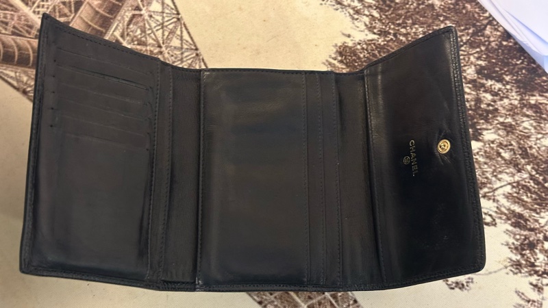 (MYMluxurybag) Chanel 14.5cm中夾 全牛皮 荔枝皮 錢包-15